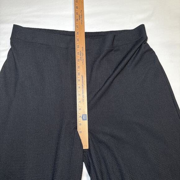 Nina Parker Womens Pull On Textured Black Knit Wide Leg Pants Plus Size 2X NWOT - Picture 8 of 14
